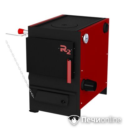 Твердотопливный котел Термокрафт R2 9 кВт конфорка термометр круглый выход в Урае